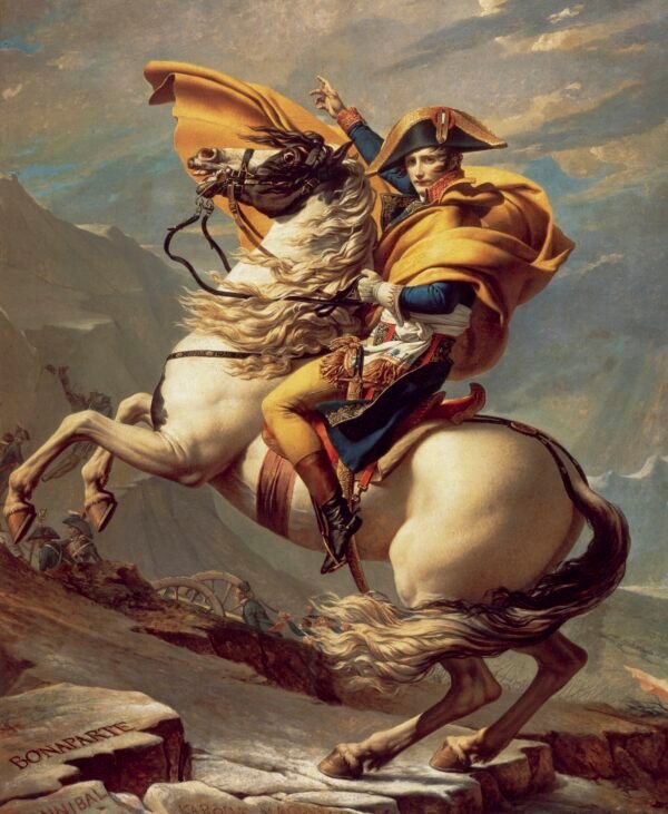Napoleon Crossing the Alps by Jacques-Louis David - PD02 - Image 3